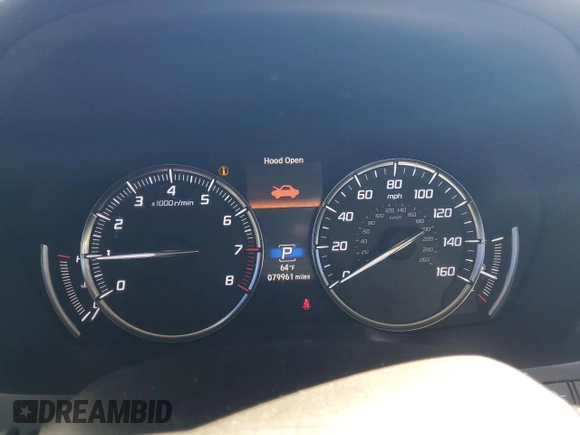 2018 Acura MDX with VIN 5J8YD3H39JL006193, listed as a Copart auction lot 83189704 with 79,961 mi miles and Non Repairable. Bid and sale history available at carsss.com. Image 9.