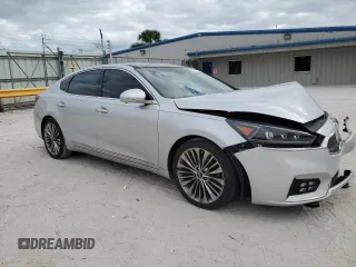 2017 Kia Cadenza Limited with VIN KNALC4J11H5066832, listed as a Copart auction lot 81052144 with 52,580 mi miles and Salvage Title. Bid and sale history available at carsss.com. Image 4.