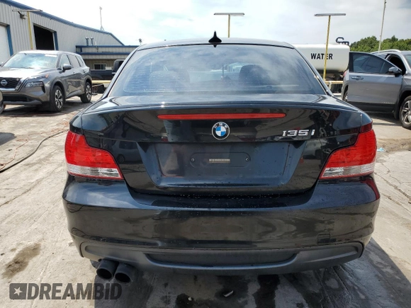 2009 BMW 1 Series 135i with VIN WBAUC735X9VK80113, listed as a Copart auction lot 62851215 with Not provided miles and Salvage title. Bid and sale history available at DreamBid. Image 6.