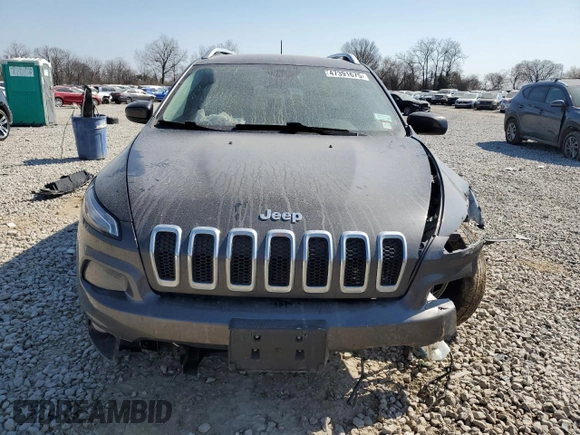 2017 Jeep Cherokee Latitude with VIN 1C4PJMCB6HW576135, listed as a Copart auction lot 47391675 with 88,874 mi miles and Salvage Title. Bid and sale history available at DreamBid. Image 5.