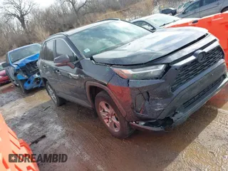 2022 Toyota RAV4 Hybrid XLE with VIN 2T3RWRFV1NW137075, listed as a IAAI auction lot 41652736 with 54,777 mi miles. Bid and sale history available at carsss.com. Image 1.