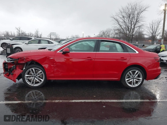 2021 Audi A4 S line Premium with VIN WAUDAAF45MA030185, listed as a IAAI auction lot 41065390 with Not Provided miles and . Bid and sale history available at DreamBid. Image 14.