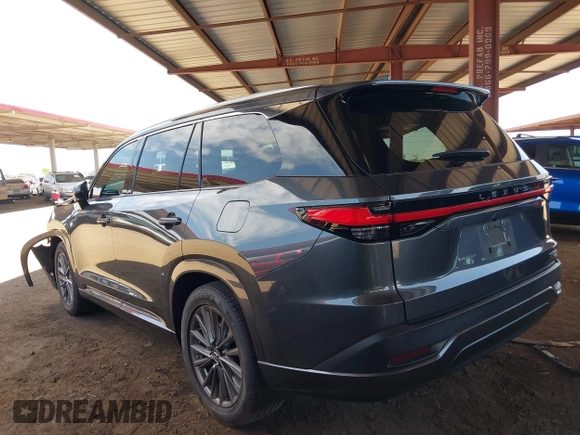 2024 Lexus TX 350 with VIN 5TDAAAB63RS002392, listed as a IAAI auction lot 42384641 with 62,857 mi miles and . Bid and sale history available at DreamBid. Image 3.