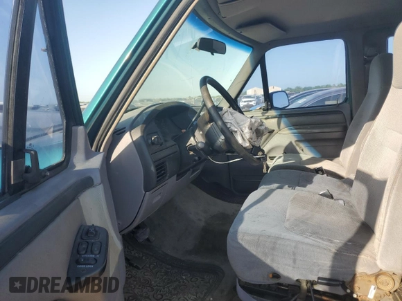 1996 Ford F-150 Special with VIN 1FTEX15N9TKA42509, listed as a Copart auction lot 52594365 with 0 mi miles and Salvage Title. Bid and sale history available at carsss.com. Image 7.