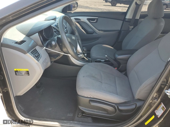 2014 Hyundai Elantra Limited with VIN 5NPDH4AE5EH467145, listed as a Copart auction lot 48417375 with 125,666 mi miles and Salvage Title. Bid and sale history available at carsss.com. Image 7.