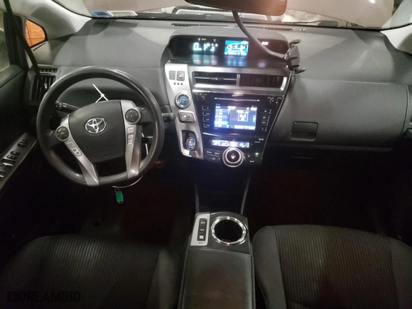 2017 Toyota Prius v Two with VIN JTDZN3EU9HJ074335, listed as a Copart auction lot 44040735 with 86,407 mi miles and Salvage Title. Bid and sale history available at carsss.com. Image 8.
