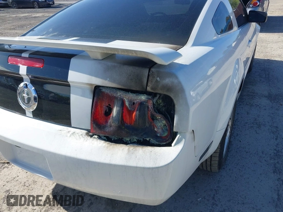 2006 Ford Mustang Standard with VIN 1ZVFT80N465121747, listed as a IAAI auction lot 42124022 with 129,026 mi miles. Bid and sale history available at carsss.com. Image 6.