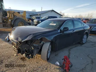2009 Lexus ES 350 with VIN JTHBJ46G792295910, listed as a Copart auction lot 43849635 with 161,496 mi miles and Salvage Title. Bid and sale history available at carsss.com. Image 1.