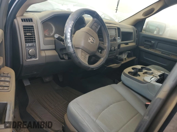 2018 Ram 1500 Tradesman with VIN 1C6RR6FGXJS299563, listed as a Copart auction lot 49690135 with Not provided miles and Salvage title. Bid and sale history available at DreamBid. Image 8.