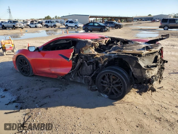 2024 Chevrolet Corvette 2LT with VIN 1G1YB2D43R5120454, listed as a Copart auction lot 81059734 with 17,060 mi miles and Salvage title. Bid and sale history available at DreamBid. Image 2.