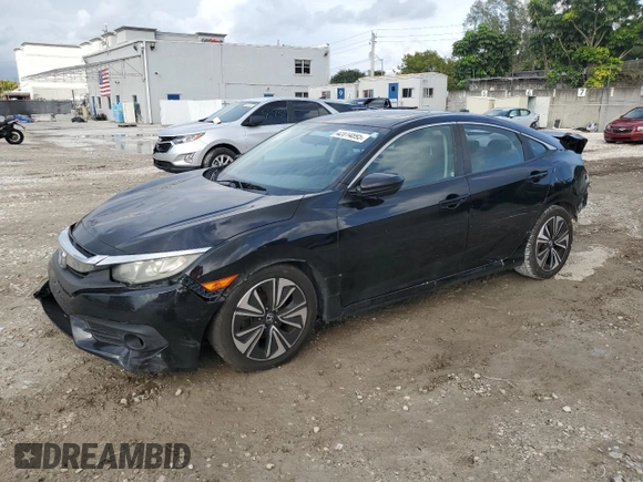 2016 Honda Civic Sedan EX-T with VIN 2HGFC1F34GH639305, listed as a Copart auction lot 42014895 with 118,361 mi miles and Salvage Title. Bid and sale history available at carsss.com. Image 1.