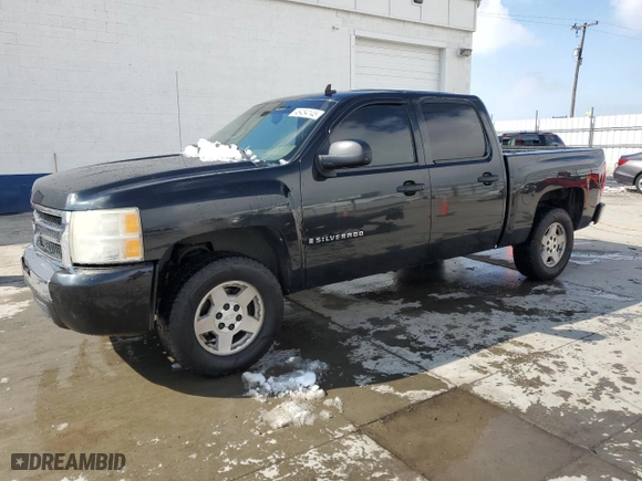 2009 Chevrolet Silverado 1500 LS with VIN 3GCEC13C29G250213, listed as a Copart auction lot 46454145 with 165,385 mi miles and Salvage Title. Bid and sale history available at carsss.com. Image 1.