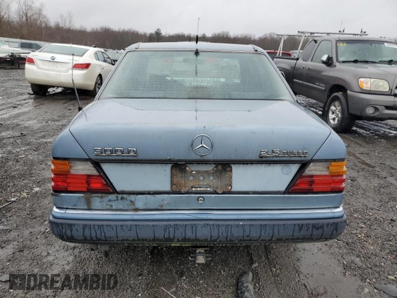 1990 Mercedes-Benz 300 with VIN WDBEB28D9LB167760, listed as a Copart auction lot 50052815 with 310,217 mi miles and Clean Title. Bid and sale history available at DreamBid. Image 6.