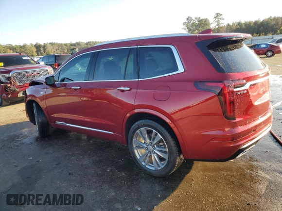 2024 Cadillac XT6 FWD Premium Luxury with VIN 1GYKPCRS6RZ708900, listed as a Copart auction lot 83399314 with 16,591 mi miles and Salvage Title. Bid and sale history available at carsss.com. Image 2.