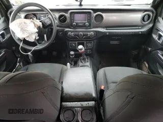 2021 Jeep Wrangler Unlimited Sport S с VIN 1C4HJXDG0MW687032, выставлен на аукционе Copart как лот 52653385 с пробегом 45 642 миль миль и Списание • Salvage title. История ставок и продаж доступна на DreamBid. Изображение 8.