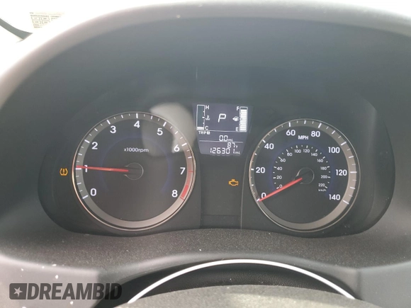 2016 Hyundai Accent SE with VIN KMHCT4AE3GU963995, listed as a Copart auction lot 54153075 with 126,301 mi miles and Clean Title. Bid and sale history available at DreamBid. Image 9.