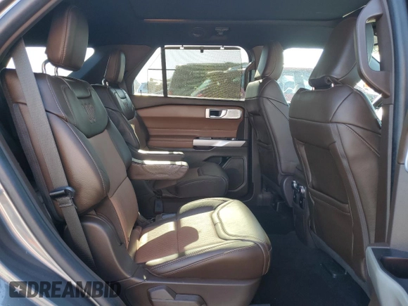 2022 Ford Explorer King Ranch z VIN 1FM5K8LC1NGC30483, wystawiony jako Copart lot #48477725 z przebiegiem 21 339 mil mil oraz Szkoda całkowita • Salvage title. Historia ofert i sprzedaży dostępna na DreamBid. Obrazek 11.