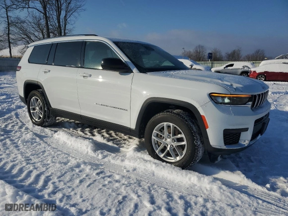 2021 Jeep Grand Cherokee L Laredo with VIN 1C4RJKAG5M8153718, listed as a Copart auction lot 42621465 with 48,031 mi miles and Salvage Title. Bid and sale history available at carsss.com. Image 4.