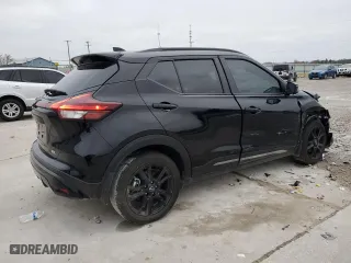 2022 Nissan Kicks SR with VIN 3N1CP5DVXNL527617, listed as a Copart auction lot 80973234 with 30,914 mi miles and Salvage Title. Bid and sale history available at carsss.com. Image 3.
