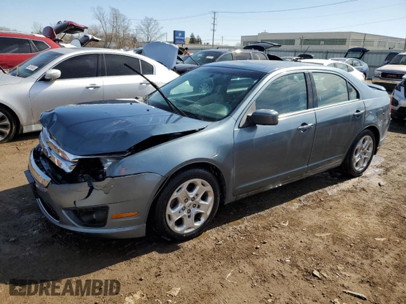 2011 Ford Fusion SE with VIN 3FAHP0HA6BR239332, listed as a Copart auction lot 48510425 with 127,173 mi miles and Salvage Title. Bid and sale history available at carsss.com. Image 1.