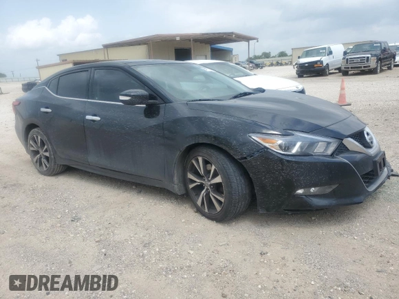 2016 Nissan Maxima SL with VIN 1N4AA6AP7GC384776, listed as a Copart auction lot 54777145 with 107,140 mi miles and Salvage title. Bid and sale history available at DreamBid. Image 4.