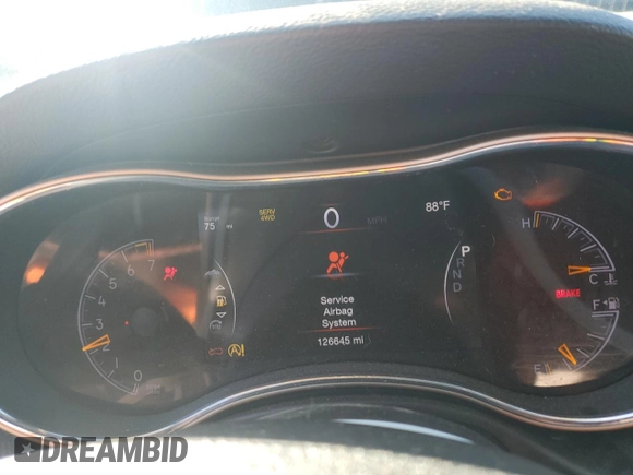 2016 Jeep Grand Cherokee Limited with VIN 1C4RJFBG4GC328600, listed as a Copart auction lot 60783885 with 126,645 mi miles and Salvage title. Bid and sale history available at DreamBid. Image 9.