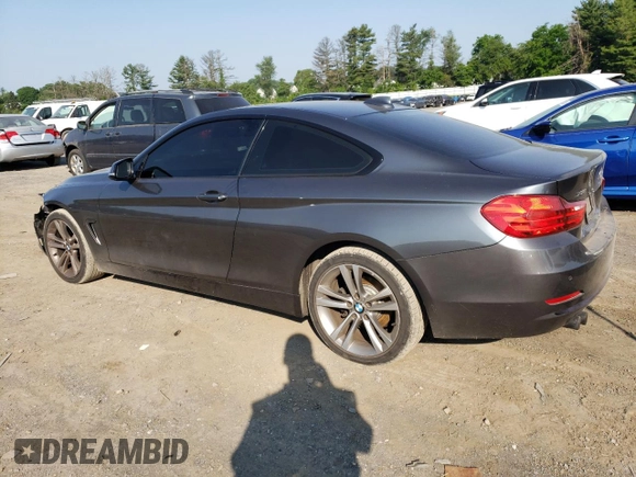 2016 BMW 4 Series 428i xDrive with VIN WBA3N9C53GK251004, listed as a Copart auction lot 58945725 with 111,619 mi miles and Salvage title. Bid and sale history available at DreamBid. Image 2.