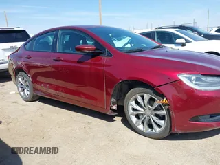 2015 Chrysler 200 S with VIN 1C3CCCBB2FN727144, listed as a IAAI auction lot 41848697 with 153,725 mi miles. Bid and sale history available at carsss.com. Image 6.