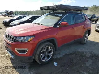 2018 Jeep Compass Limited z VIN 3C4NJDCB5JT281286, wystawiony jako Copart lot #56836325 z przebiegiem 64 833 mil mil oraz Szkoda całkowita • Salvage title. Historia ofert i sprzedaży dostępna na DreamBid. Obrazek 1.