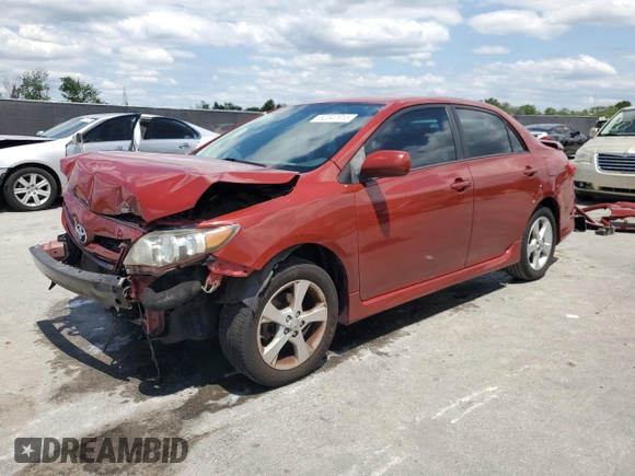 2011 Toyota Corolla L with VIN 2T1BU4EE5BC596305, listed as a Copart auction lot 52347915 with 140,994 mi miles and Salvage Title. Bid and sale history available at carsss.com. Image 1.