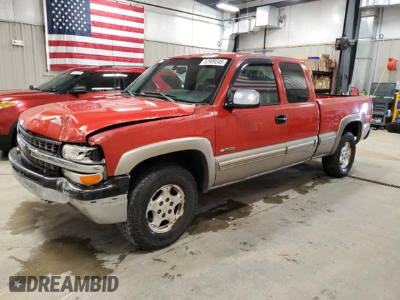 2001 Chevrolet Silverado 1500 LS with VIN 2GCEK19T011375069, listed as a Copart auction lot 52989245 with 187,811 mi miles and Clean Title. Bid and sale history available at DreamBid. Image 1.