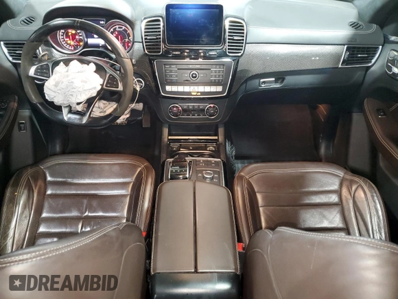 2017 Mercedes-Benz GLE 63 S AMG with VIN 4JGDA7FB0HA891389, listed as a Copart auction lot 86385514 with Not provided miles and Salvage title. Bid and sale history available at DreamBid. Image 8.