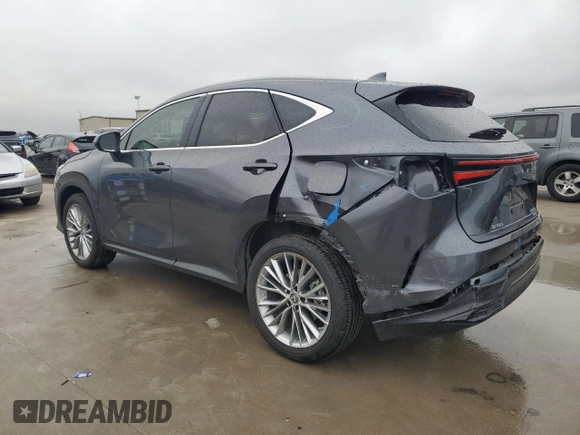 2023 Lexus NX with VIN 2T2GKCEZ6PC009668, listed as a Copart auction lot 44822605 with 7,046 mi miles and Salvage Title. Bid and sale history available at carsss.com. Image 2.