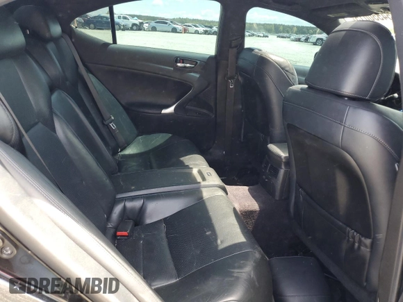 2008 Lexus IS F with VIN JTHBP262785004567, listed as a Copart auction lot 54550015 with 190,746 mi miles and Salvage Title. Bid and sale history available at carsss.com. Image 10.