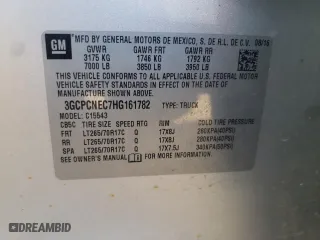 2017 Chevrolet Silverado 1500 LS with VIN 3GCPCNEC7HG161782, listed as a Copart auction lot 73972134 with 98,692 mi miles and Salvage Title. Bid and sale history available at carsss.com. Image 15.