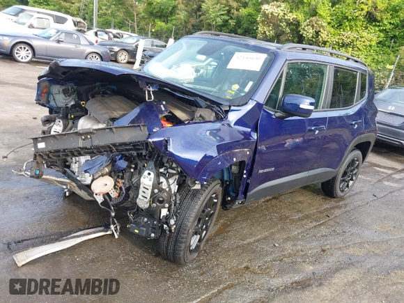 2020 Jeep Renegade Latitude with VIN ZACNJBBB1LPL35342, listed as a IAAI auction lot 42146630 with 40,669 mi miles and . Bid and sale history available at DreamBid. Image 18.