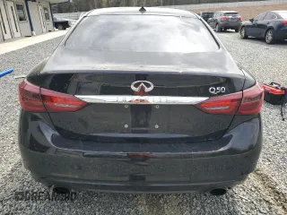 2019 Infiniti Q50 3.0t LUXE with VIN JN1EV7AP6KM517880, listed as a Copart auction lot 48670045 with 89,406 mi miles and Salvage Title. Bid and sale history available at carsss.com. Image 6.