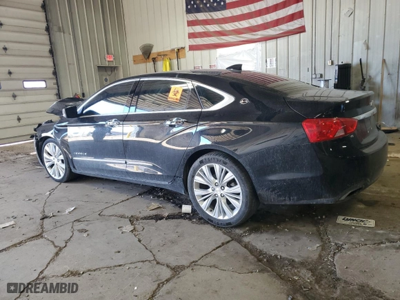 2015 Chevrolet Impala LTZ with VIN 2G1165S3XF9171420, listed as a Copart auction lot 46586455 with 0 mi miles and Non Repairable. Bid and sale history available at carsss.com. Image 2.