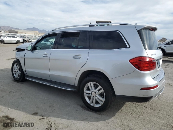 2014 Mercedes-Benz GL-Class GL 450 with VIN 4JGDF7CE8EA370044, listed as a Copart auction lot 43073055 with 130,149 mi miles and Salvage Title. Bid and sale history available at carsss.com. Image 2.