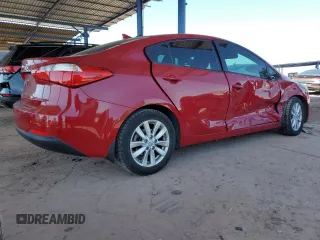 2014 Kia Forte LX with VIN KNAFX4A62E5097189, listed as a Copart auction lot 48548465 with 93,600 mi miles and Salvage Title. Bid and sale history available at carsss.com. Image 3.