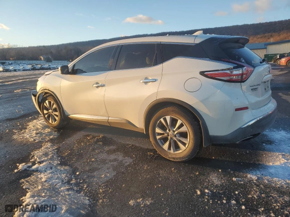 2016 Nissan Murano SL with VIN 5N1AZ2MH2GN158743, listed as a Copart auction lot 87516435 with 101,191 mi miles and Salvage Title. Bid and sale history available at carsss.com. Image 2.