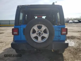 2023 Jeep Wrangler Sport S with VIN 1C4HJXDN3PW503284, listed as a Copart auction lot 51539255 with 31,856 mi miles and Salvage title. Bid and sale history available at DreamBid. Image 6.