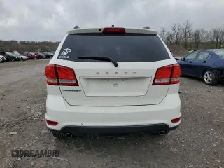 2017 Dodge Journey SXT with VIN 3C4PDCBG8HT545764, listed as a Copart auction lot 50450415 with 104,416 mi miles and Salvage Title. Bid and sale history available at carsss.com. Image 6.