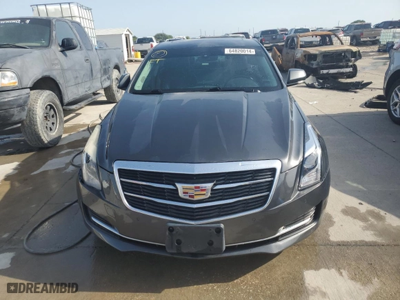 2015 Cadillac ATS Sedan Luxury RWD with VIN 1G6AB5RX3F0101668, listed as a Copart auction lot 64820014 with 181,384 mi miles and Salvage Title. Bid and sale history available at carsss.com. Image 5.