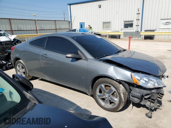 2008 Pontiac G6 GT with VIN 1G2ZH17N984190283, listed as a Copart auction lot 52762585 with 205,820 mi miles and Salvage title. Bid and sale history available at DreamBid. Image 4.