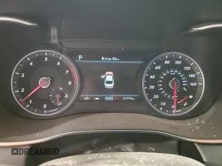 2021 Genesis G70 2.0T with VIN KMTG64LA4MU075261, listed as a Copart auction lot 75026874 with 31,779 mi miles and Salvage Title. Bid and sale history available at carsss.com. Image 9.