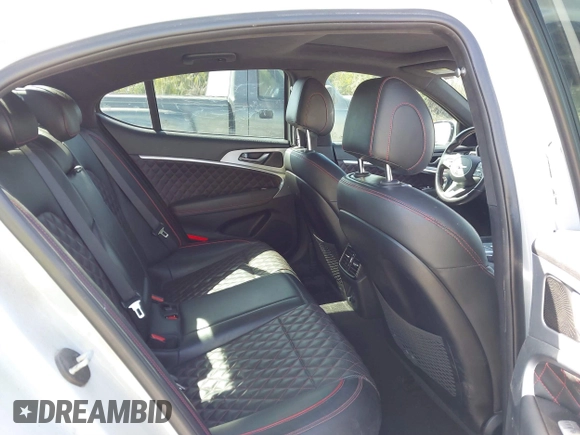 2019 Genesis G70 Dynamic with VIN KMTG34LE8KU031322, listed as a IAAI auction lot 41636994 with 55,325 mi miles and . Bid and sale history available at DreamBid. Image 8.