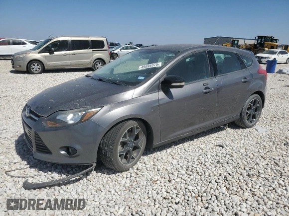 2013 Ford Focus SE with VIN 1FADP3K27DL263111, listed as a Copart auction lot 49594375 with 38,998 mi miles and Salvage Title. Bid and sale history available at carsss.com. Image 1.