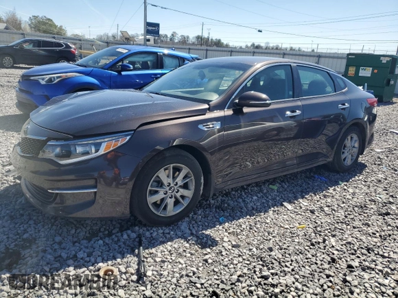 2018 Kia Optima LX with VIN KNAGT4L34J5236395, listed as a Copart auction lot 48531625 with 69,418 mi miles and Salvage Title. Bid and sale history available at DreamBid. Image 1.