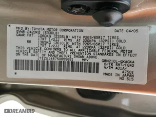 2005 Toyota 4Runner SR5 with VIN JTEZU14R750059821, listed as a Copart auction lot 89018555 with 117,173 mi miles and Salvage Title. Bid and sale history available at carsss.com. Image 13.